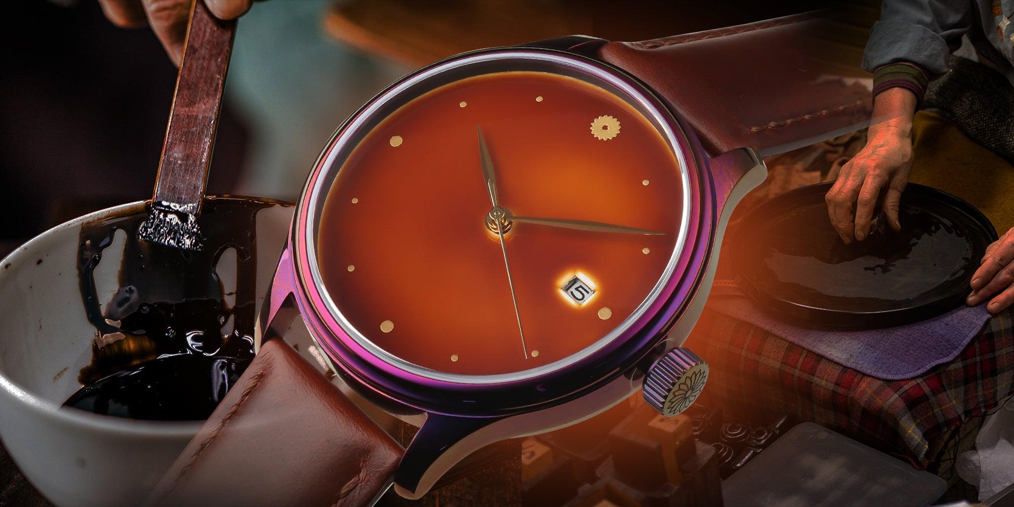 Intricate Craftsmanship: Discover Wancher's Urushi Dress Watches - Wancher Watch