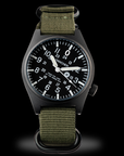 Field shot of Wancher Gurkha Tilted Dial – A rugged Japanese watch built for outdoor endurance