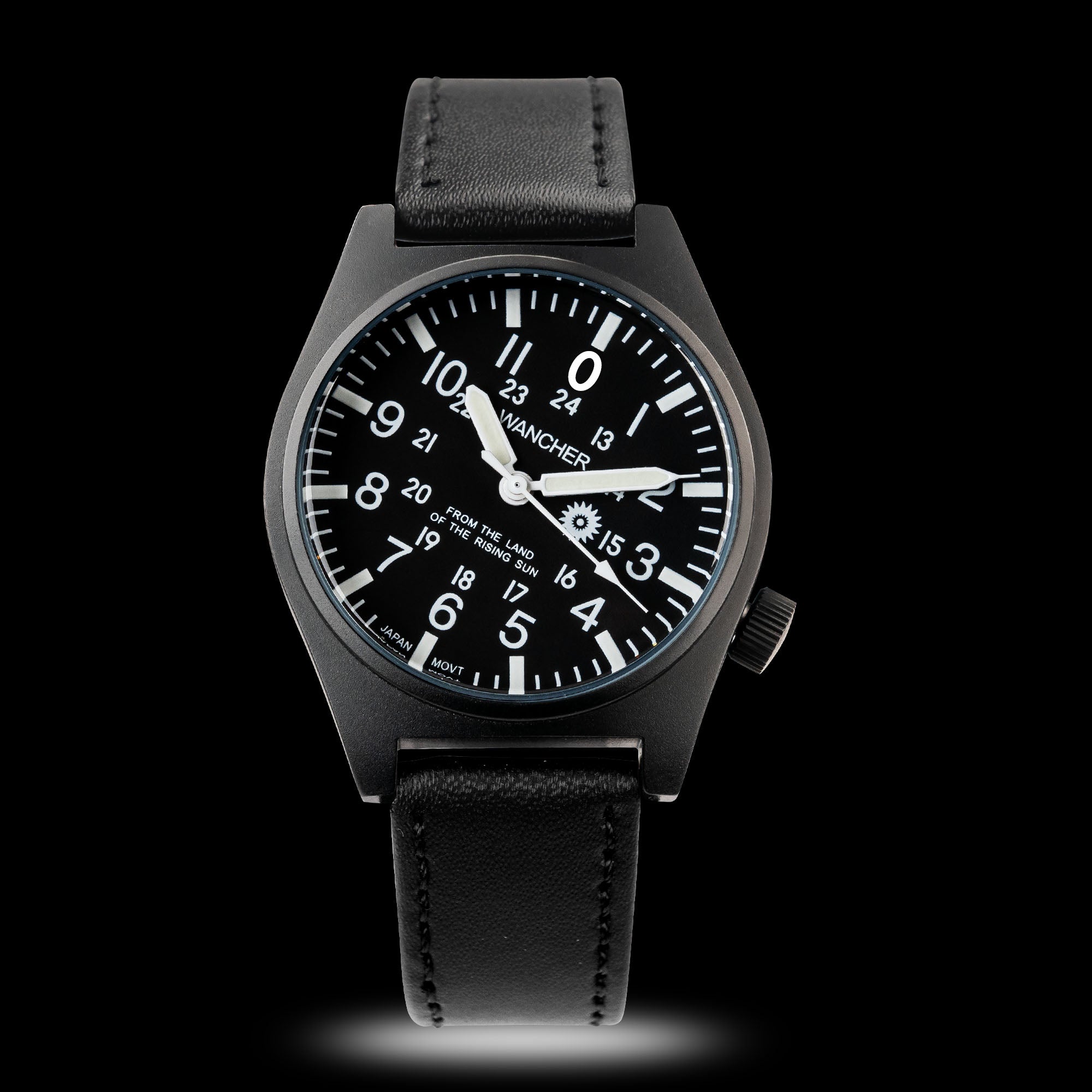 Wancher Gurkha Japanese field watch with tilted dial – A must-have for collectors of unique military watches