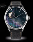 Dream Moonphase Kaguya suigetsu wancher mother of pearl moonphase watch with vario everyday straps collaboration