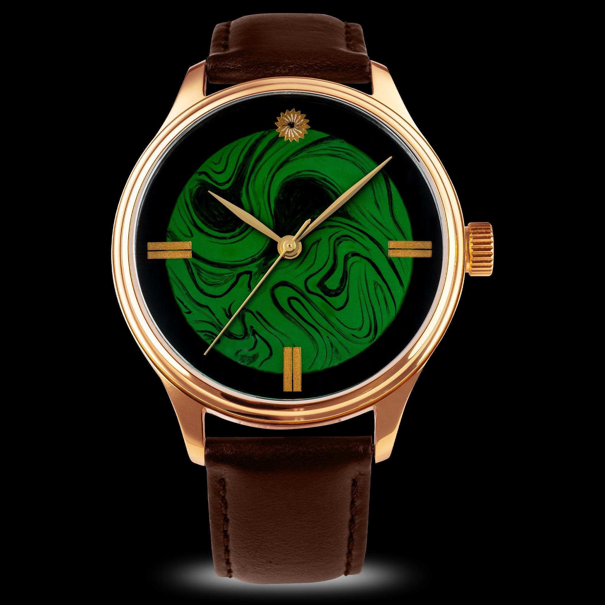 Dream Watch - Kawari Nuri Green Urushi Lacquer - Wancher Watch
