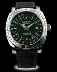 Automatic 24-hour military watch by Wancher with full 24h dial, robust 24 hour watch movement, and vintage military 24 hour watches style