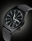 Adventure-ready Wancher Gurkha Field Watch – Japanese tilted dial watch for campers, survivalists, and explorers