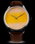 Premium Japanese Urushi lacquer Urushi Watch featuring textured Chawan-Iro Kabocha Urushi Dial inspired by Urushi maki-e craftsmanship