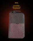 Series 003 Hand Crafted Deer Leather - Watch Travel Pouch (2 Large Slot)