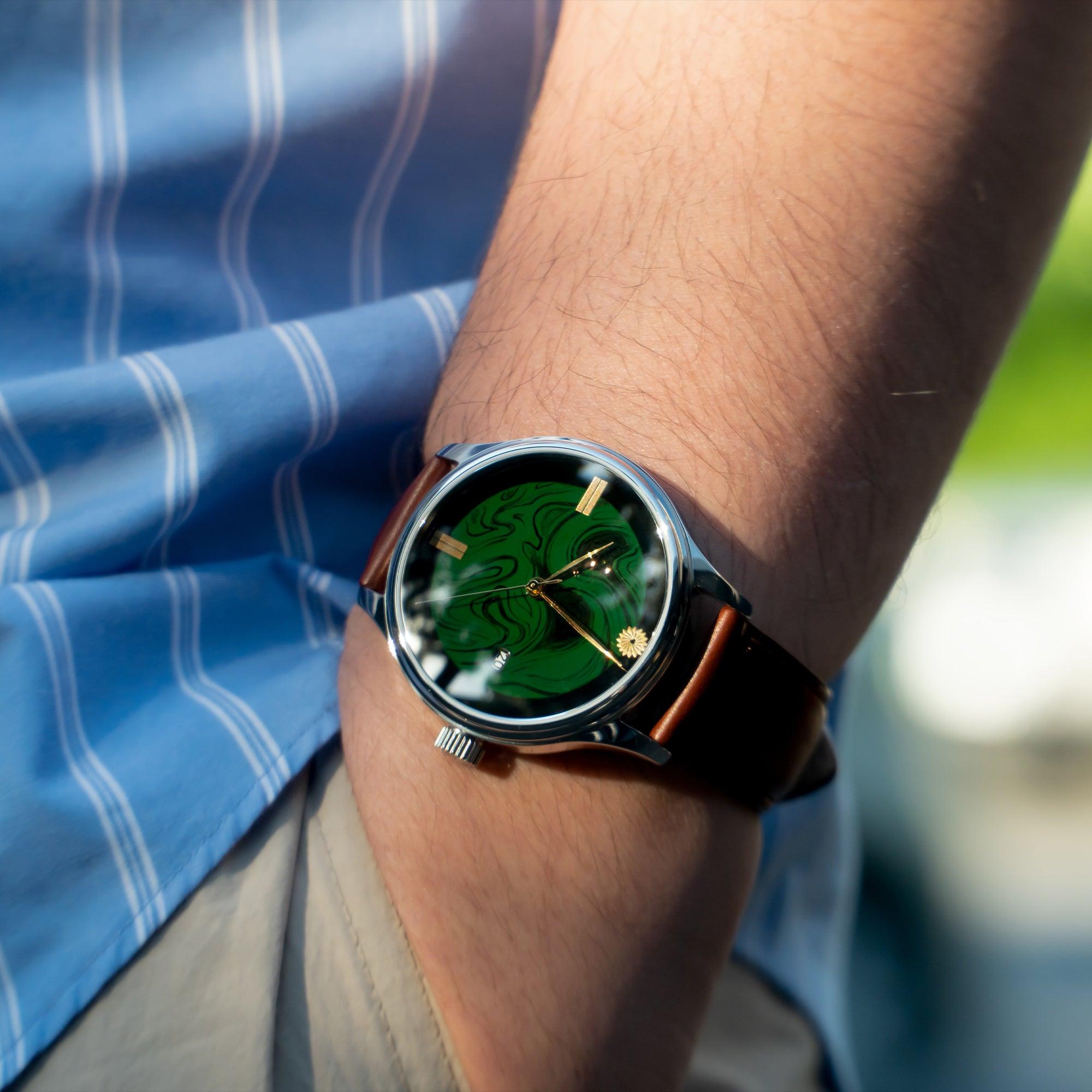Dream Watch - Kawari Nuri Green Urushi Lacquer - Wancher Watch