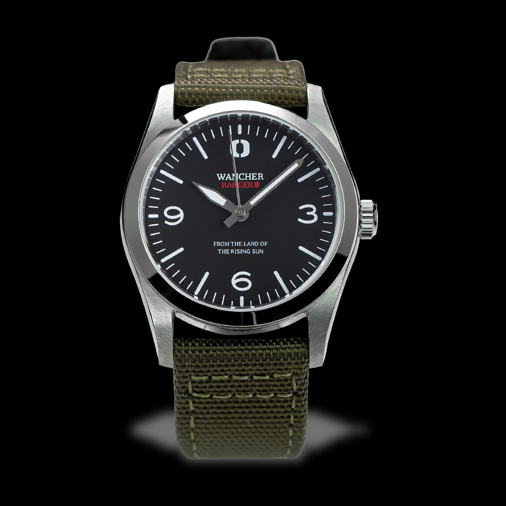 ファイティングロード マグネットウォーカーf r Wancher Ranger 3 Automatic Watch 36mm – Miyota 8215 Japanese Field