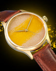 Luxury Japanese Urushi lacquer Urushi Watch showcasing textured Chawan-Iro Kabocha Urushi Dial inspired by Urushi maki-e artistry