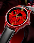 Wancher Watch Dream Watch urushi ,Handcrafted Japanese lacquer watch, elegant Wajima urushi dial gift-worthy timepiece with World 1st urushi lacquered Steel Watch Case