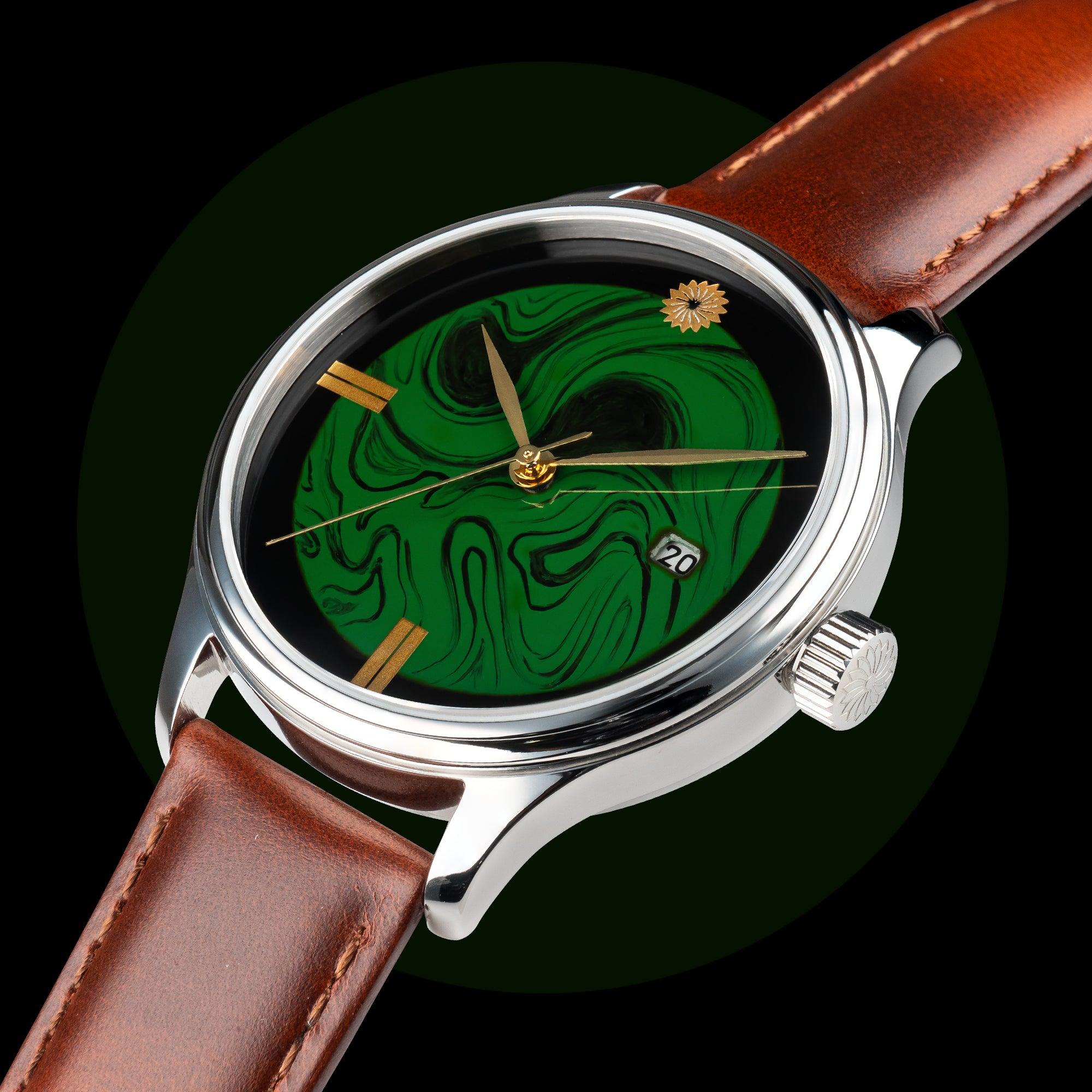 Dream Watch - Kawari Nuri Green Urushi Lacquer - Wancher Watch
