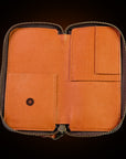 Hand Crafted Deer Leather - Watch Travel Pouch (2 Slot) Series 002