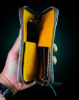 Series 003 Hand Crafted Deer Leather - Watch Travel Pouch (2 Large Slot)