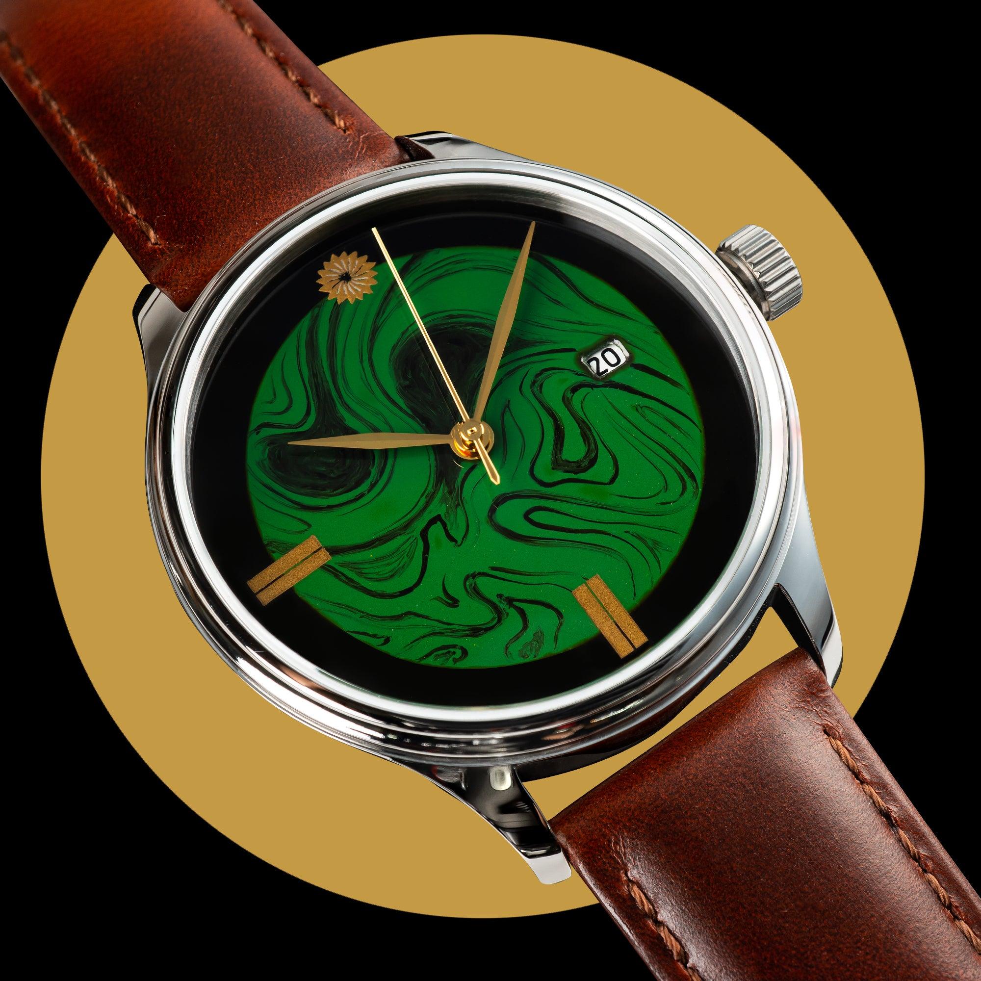 Dream Watch - Kawari Nuri Green Urushi Lacquer - Wancher Watch