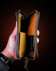 Series 003 Hand Crafted Deer Leather - Watch Travel Pouch (2 Large Slot)