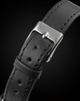 Gurkha Wancher Black leather strap