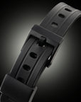 Gurkha Wancher Black Rubber Straps