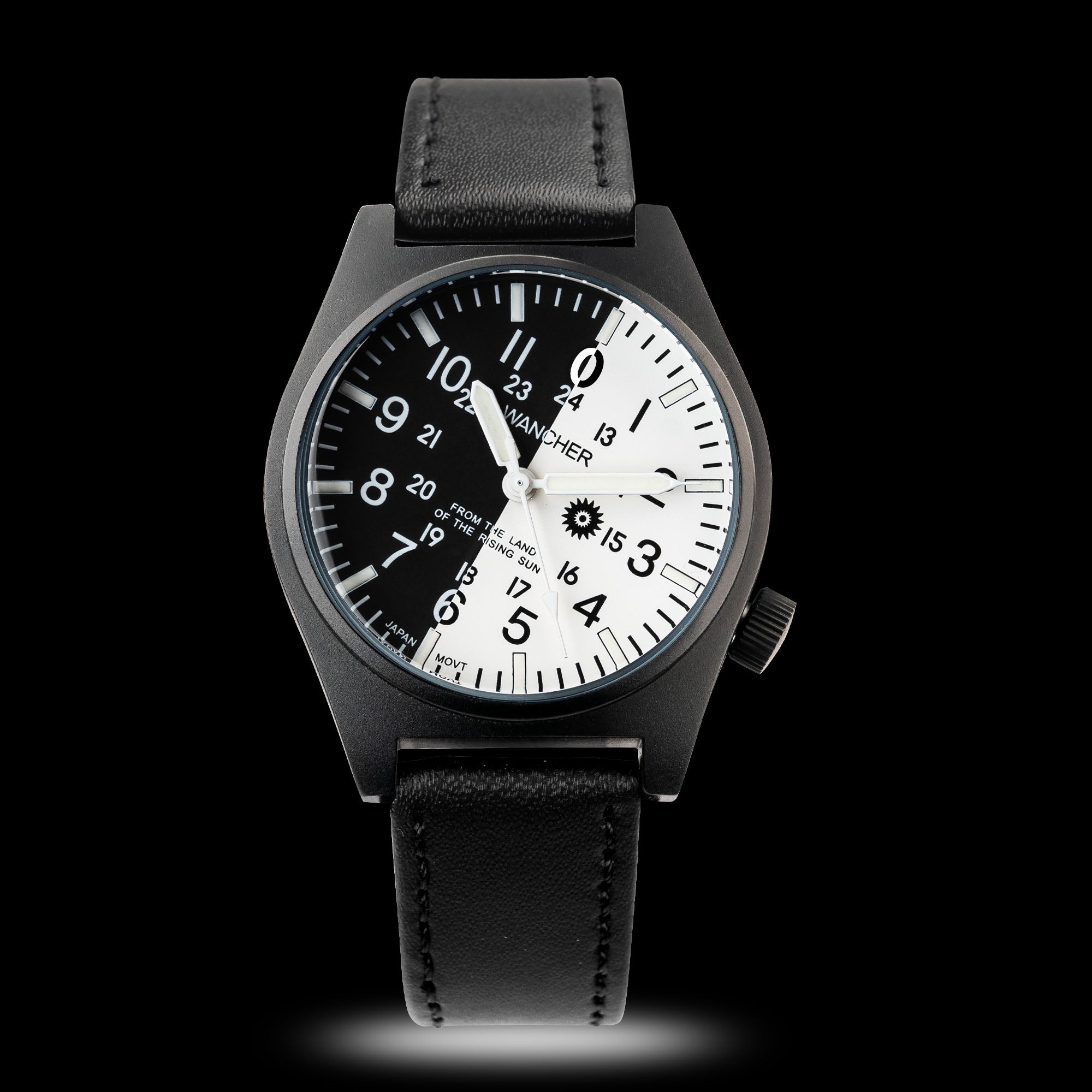 Tactical lifestyle shot of Wancher Gurkha – Japanese field watch for military watch enthusiasts and campers
