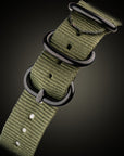 Wancher Gurkha Green Nylon Nato Strap