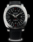 Wancher Astronaut 24-hour tactical military watch with automatic 24h movement and bold 24hr analog dial, inspired by Hamilton, Glycine army watches and built for precision