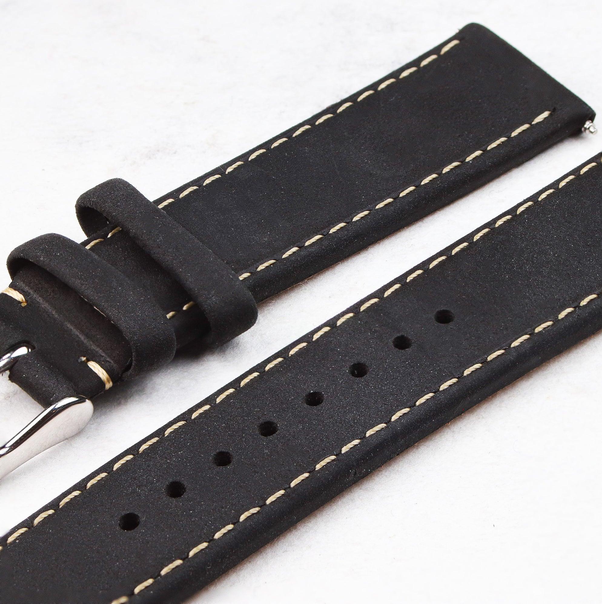 Suade Leather Strap - 20mm - Wancher Watch