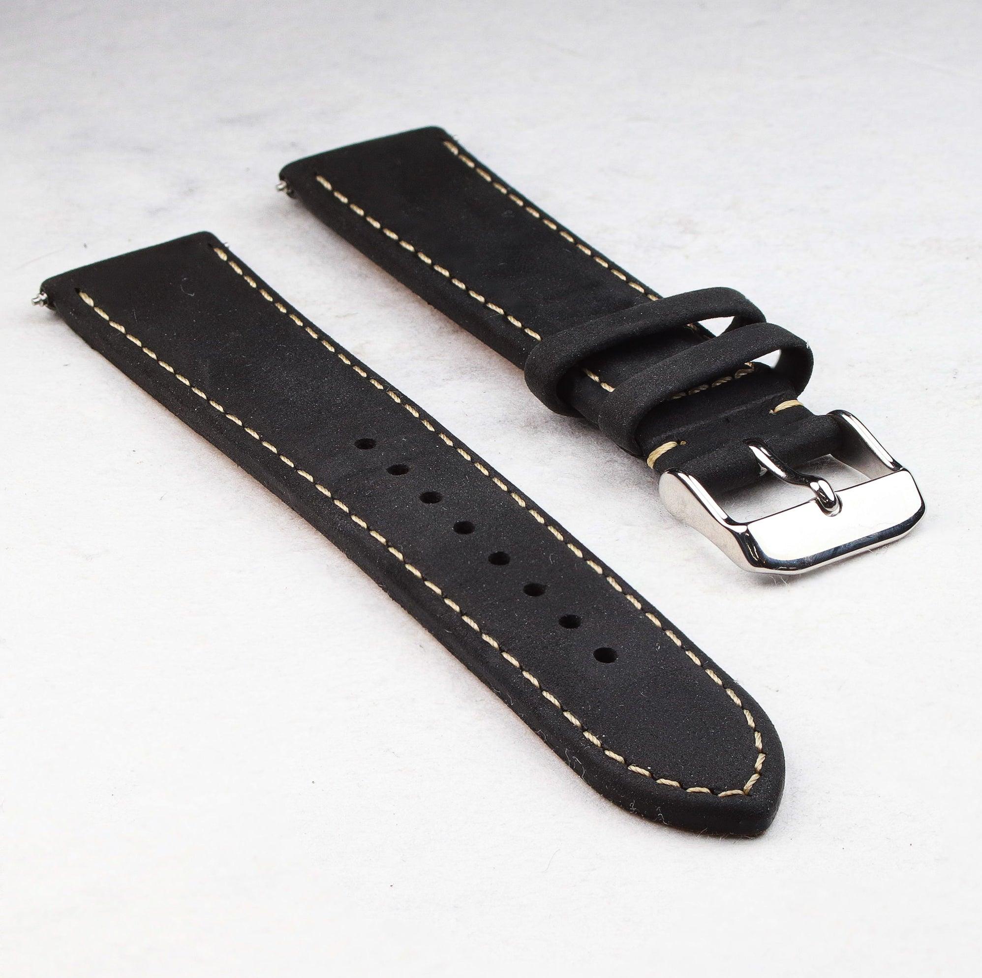 Suade Leather Strap - 20mm - Wancher Watch