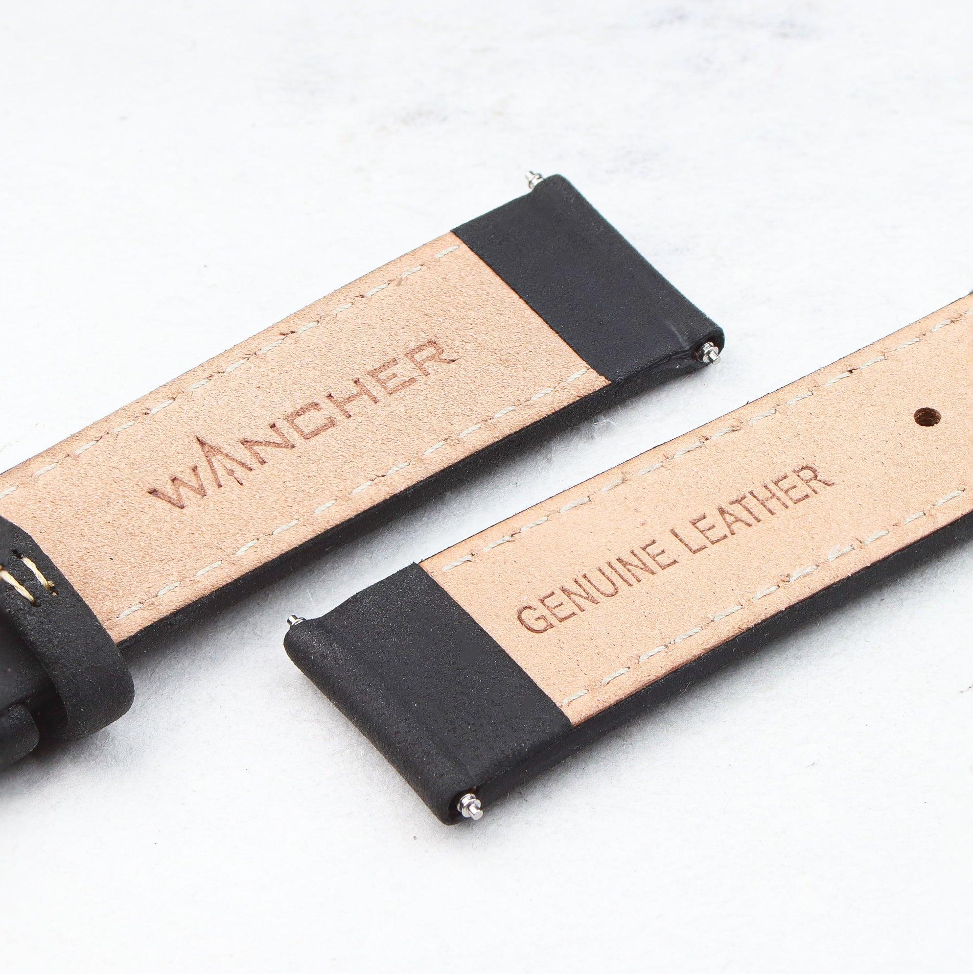 Suade Leather Strap - 20mm - Wancher Watch