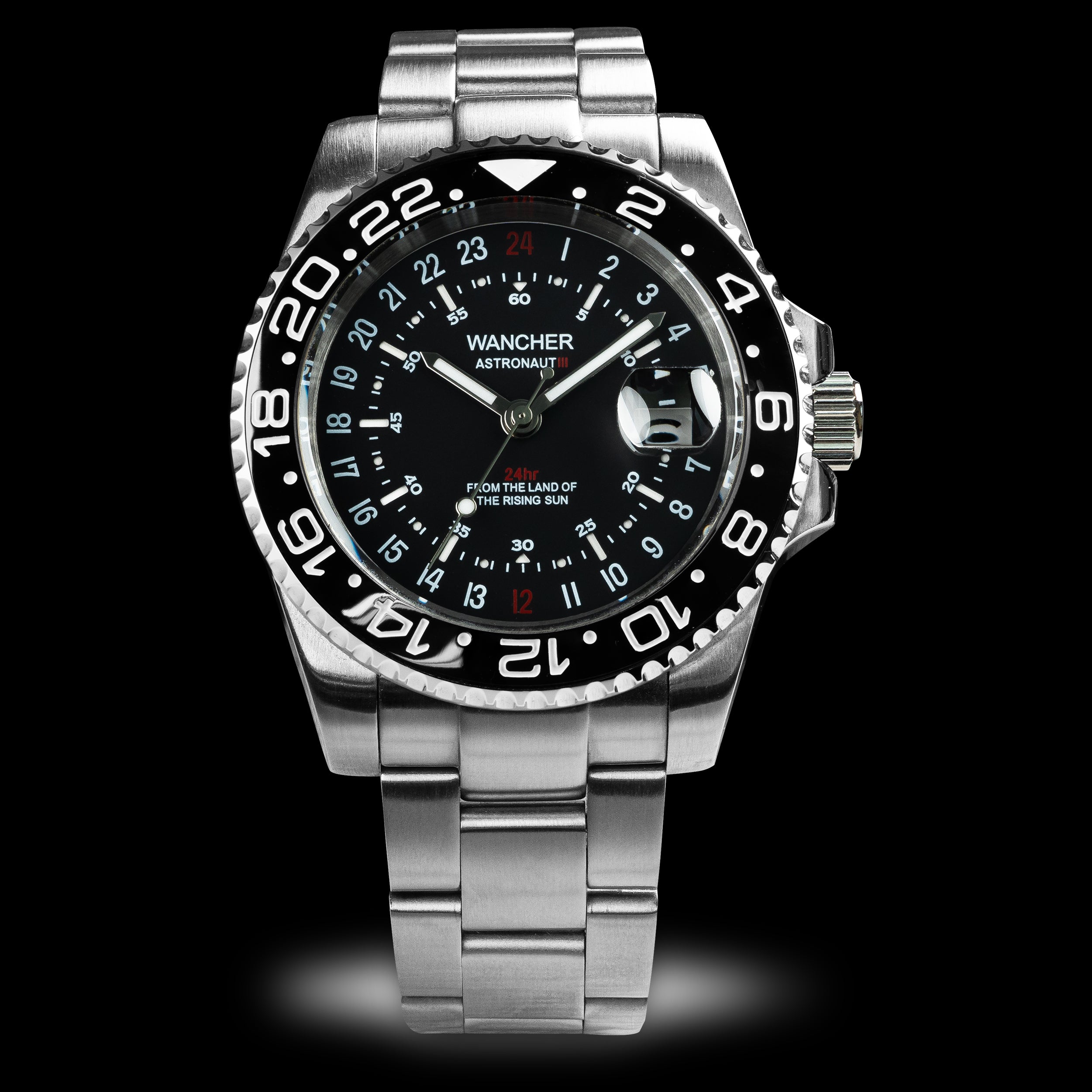 Wancher Astronaut 3 GMT Bezel Automatic Watch 