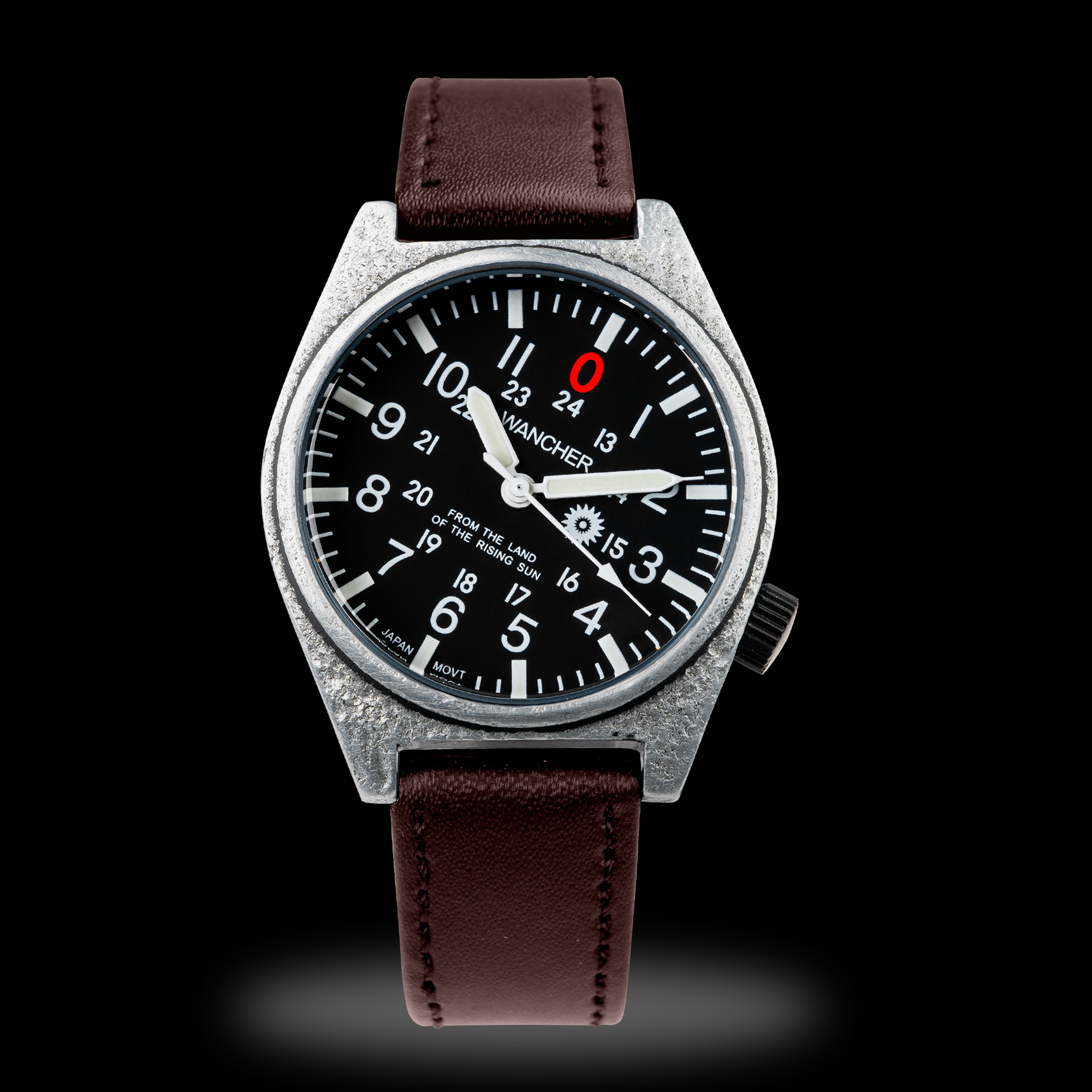 Wancher GURKHA Ganmon (岩紋): 30 Degree Tiltled Dial Rugged Stone Wancher GURKHA Ganmon (岩紋): 30 Degree Tiltled Dial Rugged Stone