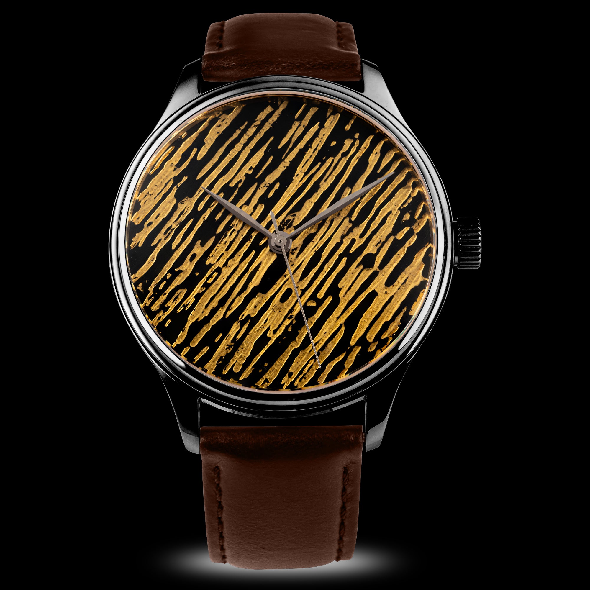 Wancher Dream Watch Tora - Kushime Tsuishitsu Nuri Urushi Watch