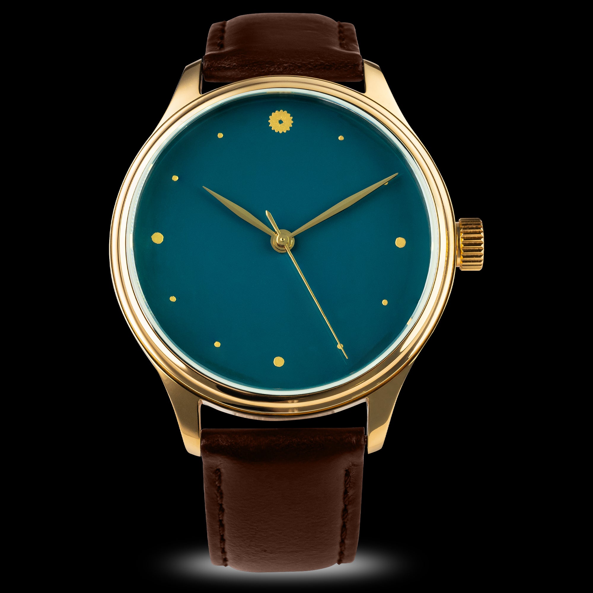 Elegant Urushi dress watch with automatic movement