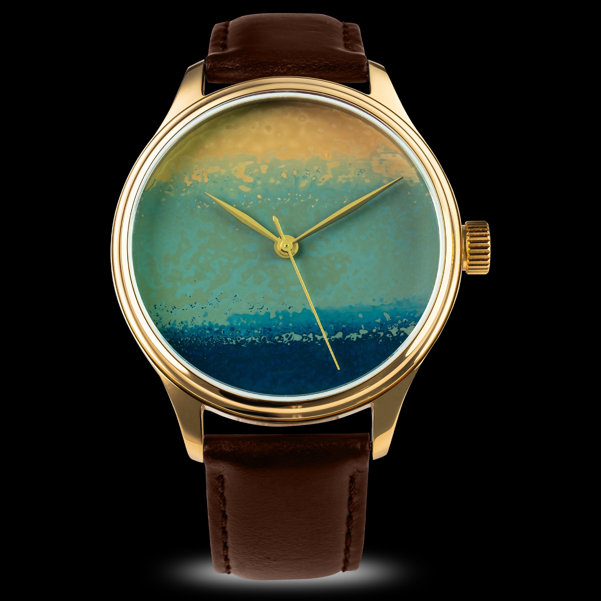 Dream Watch Chawan-iro Ai showcasing layered Urushi lacquer by Hirota Yoko