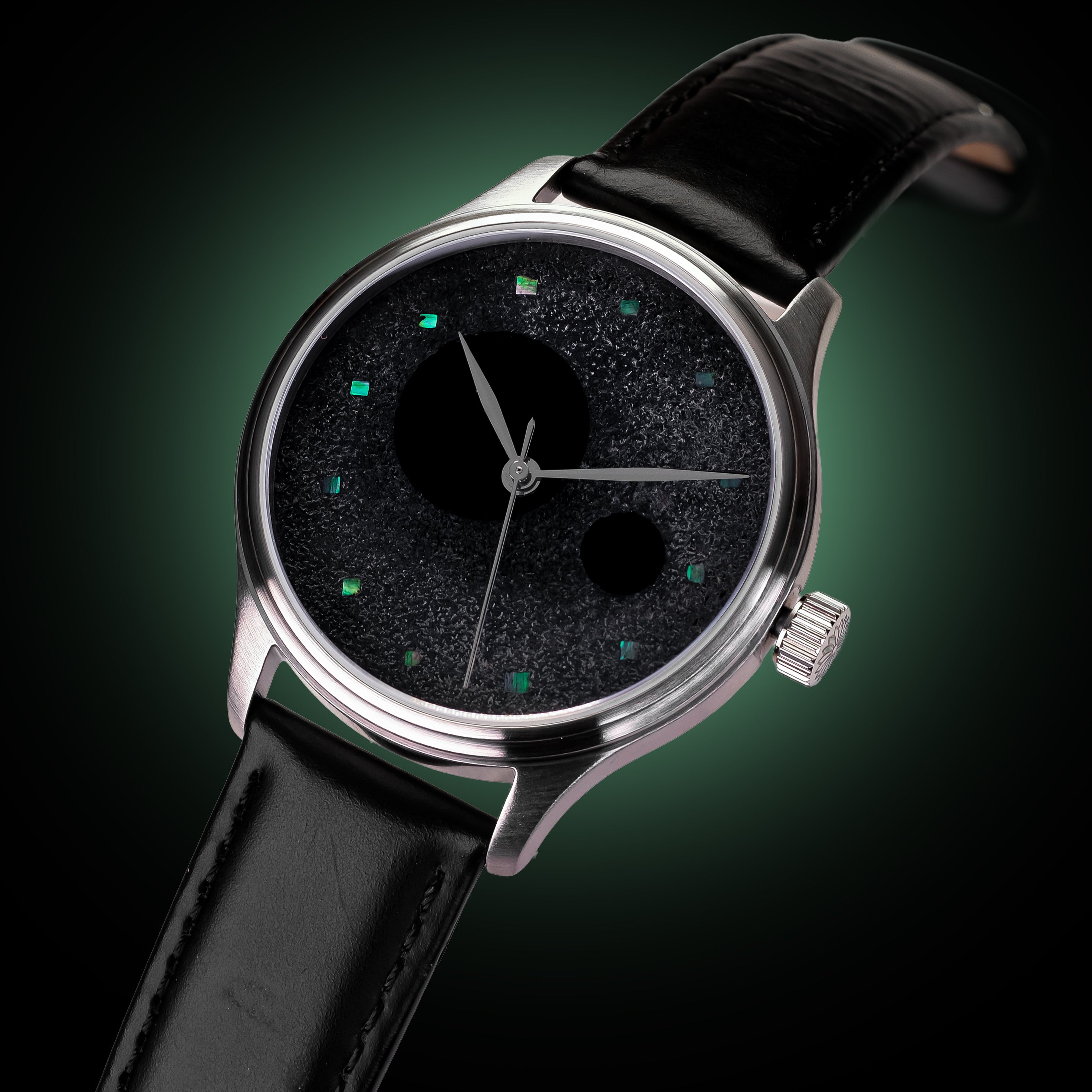 Best Japanese Urushi watch with authentic urushi lacquered dials charcoal urushi oita urushi 