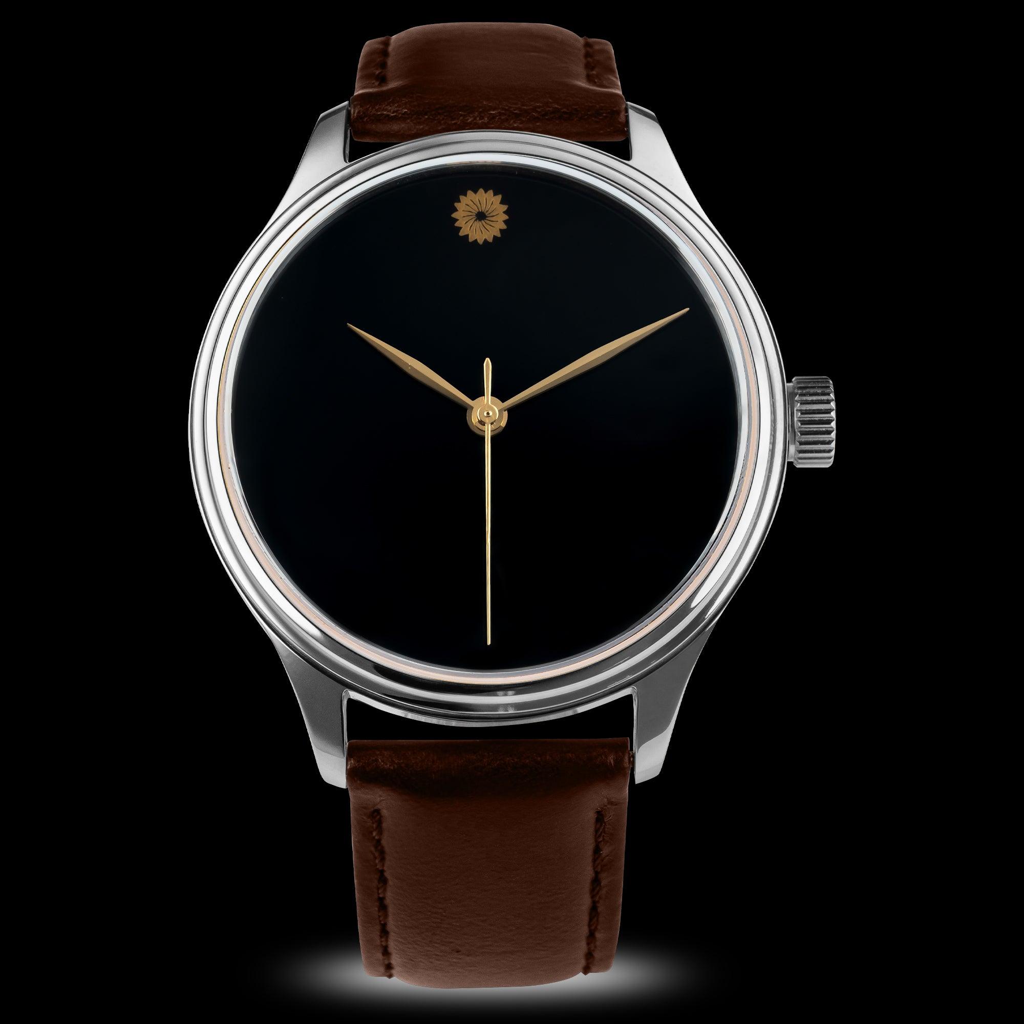 Wancher Dream Watch - Kuro Muji (Urushi Lacquer Watch) - Wancher Watch