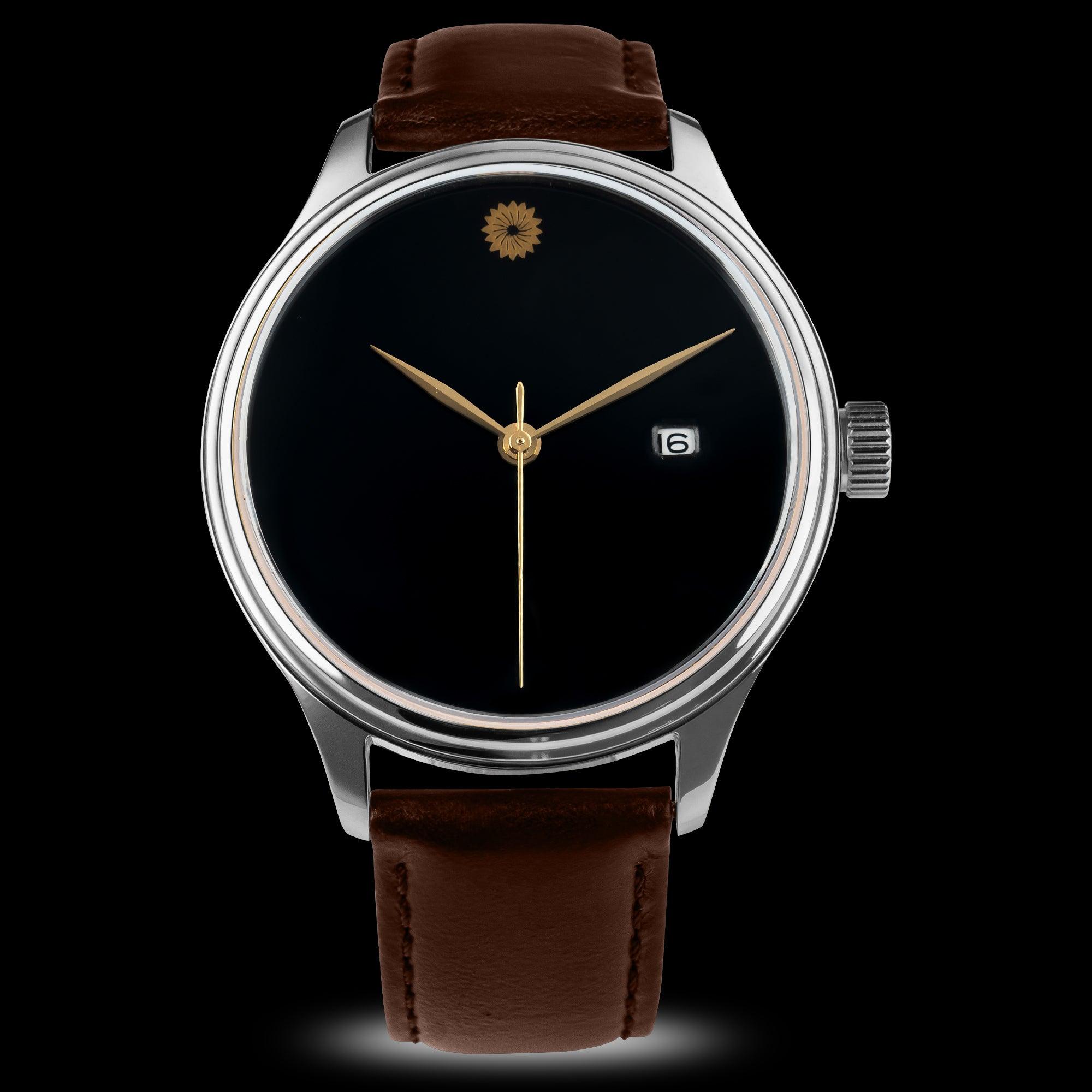 Wancher Dream Watch - Kuro Muji (Urushi Lacquer Watch) - Wancher Watch