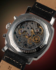 Wancher Fortitude Chronograph Watch Mechanical Seagull ST19 Movement men's watch Case back clear exhibition case back