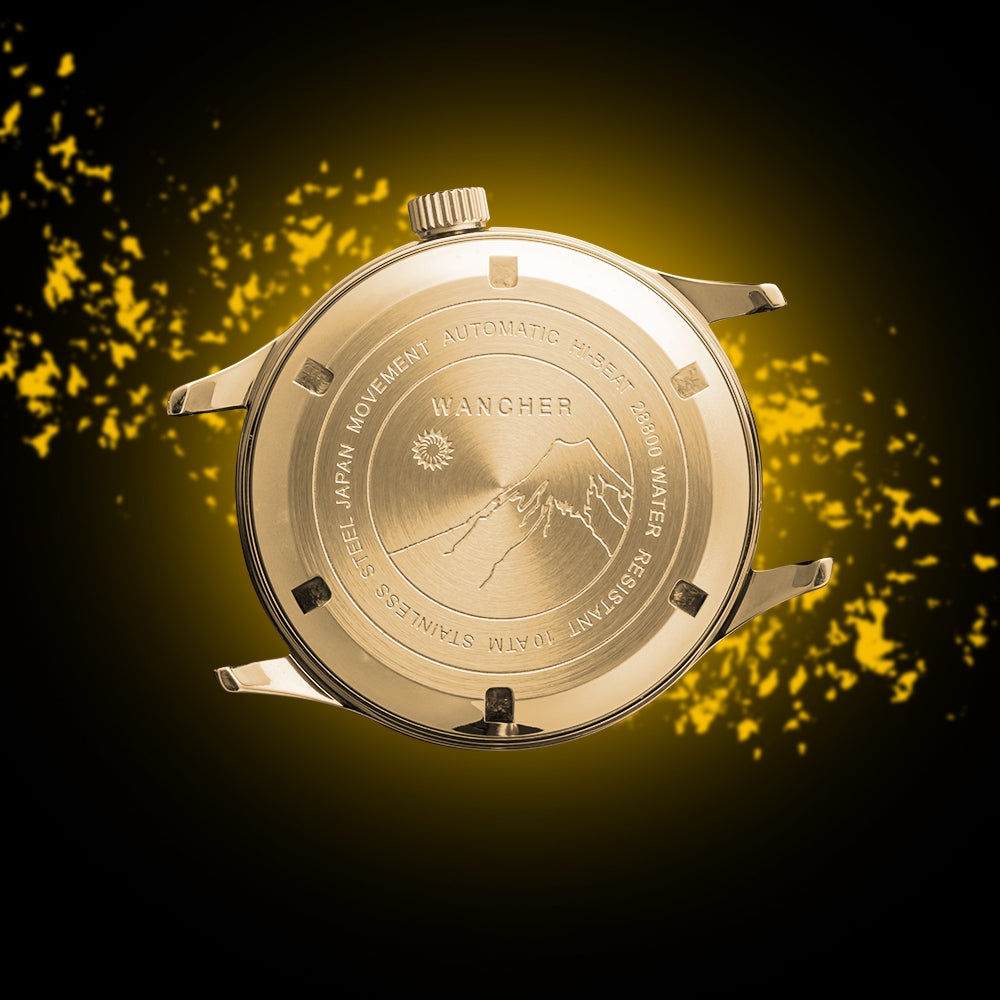 Collectors Urushi Watch with premium Urushi lacquer Urushi Dial in Chawan-Iro Kabocha reflecting authentic Japanese Urushi maki-e heritage