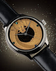 Luxury Wancher Dream Dragon watch featuring intricate black dragon Urushi Maki-e craftsmanship.