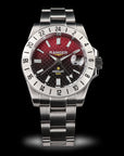 Wancher Watch Ranger IV Aka Fuji Watch Automatic Mt Fuji Inspired Explorer style watch Seiko NH34 GMT Movement 