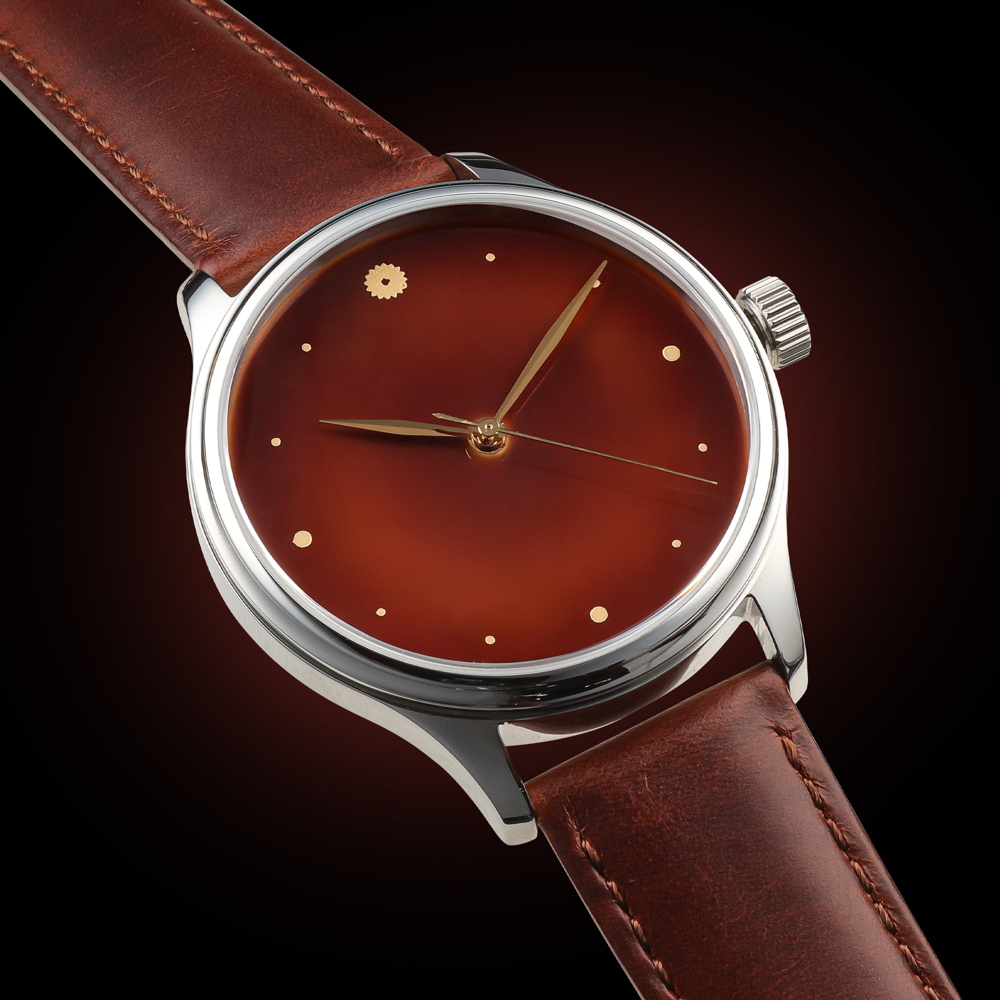 Dream Watch Urushi Wancher Watch with Byakudan Nuri urushi dial, a handcrafted Japanese urushi watch and one of the best watches from Japan