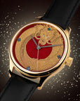 Wancher Dream Dragon watch featuring red dragon Urushi Maki-e craftsmanship.