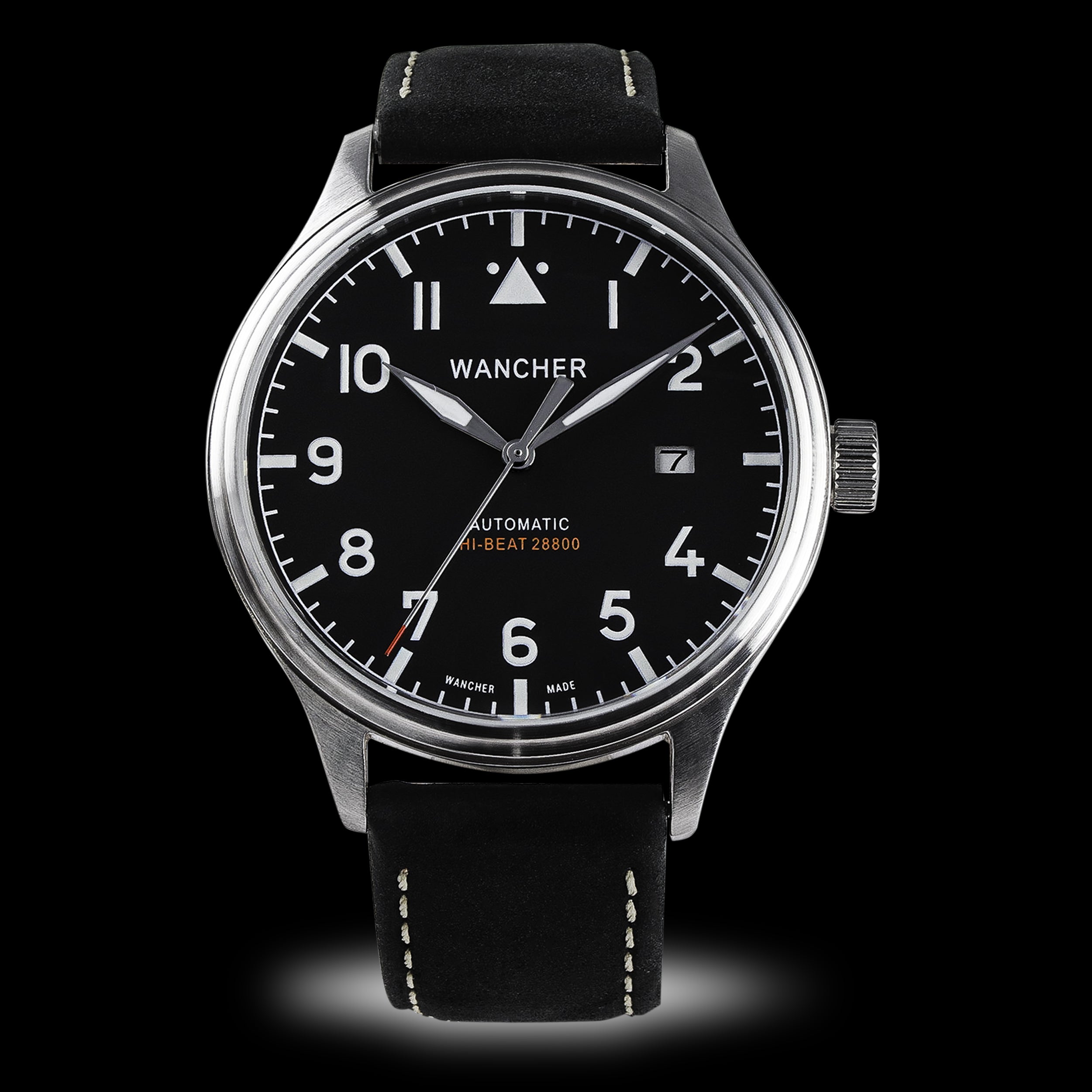 Wancher Watch Automatic Watch Wancher Flugel Pilot Watch IWC alternative