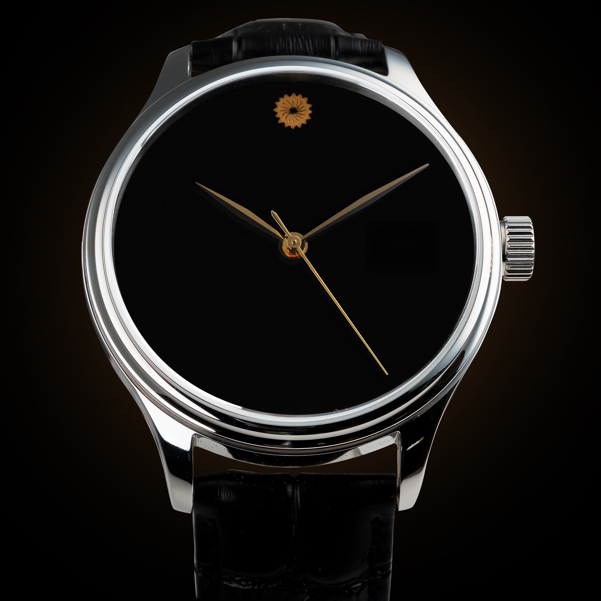 Wancher Dream Watch - Kuro Muji (Urushi Lacquer Watch) - Wancher Watch