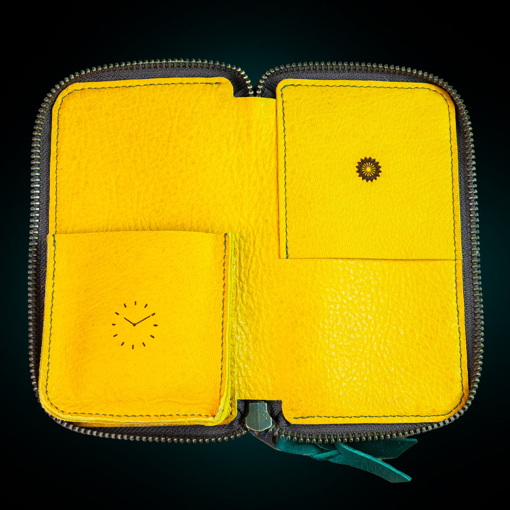 Series 003 Hand Crafted Deer Leather - Watch Travel Pouch (2 Large Slot)
