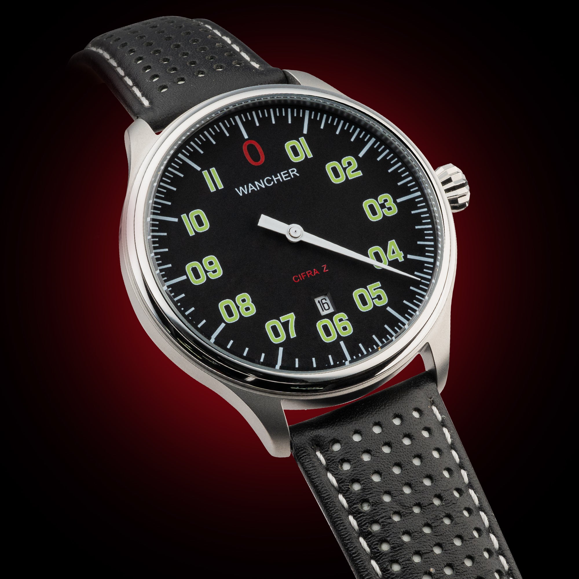 Wancher Watch Cifra Z Black II Product Page - Wancher Watch