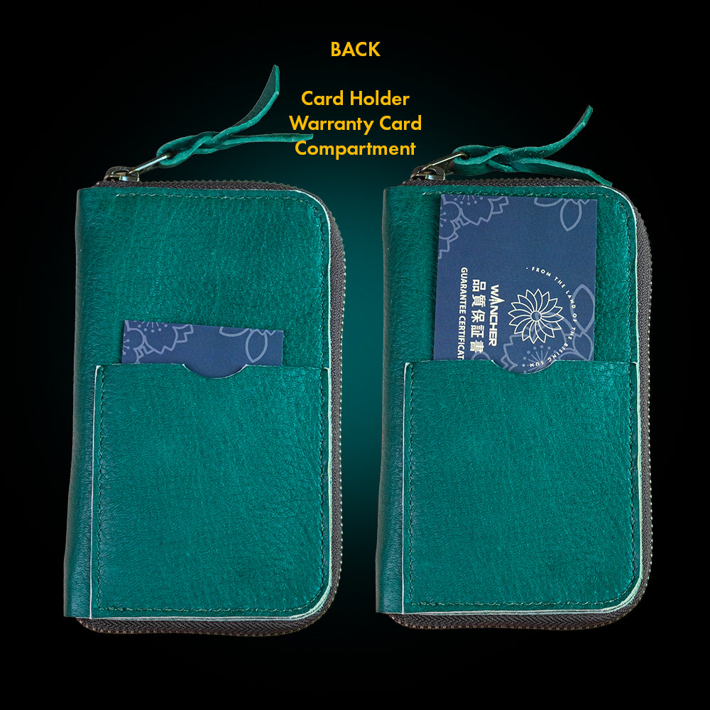 Series 003 Hand Crafted Deer Leather - Watch Travel Pouch (2 Large Slot)