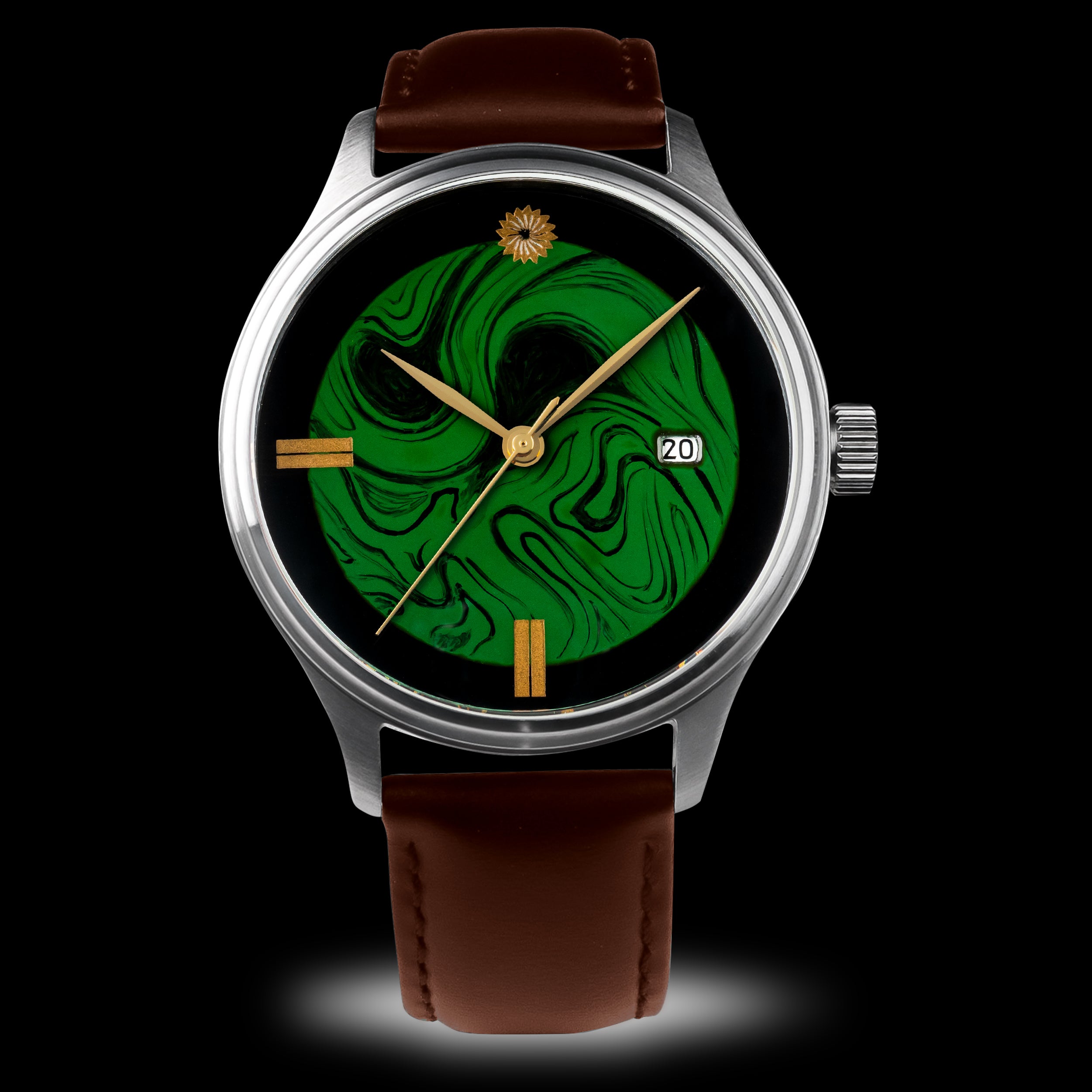 Wancher Dream Watch Kawari Nuri Green Automatic Watch 
