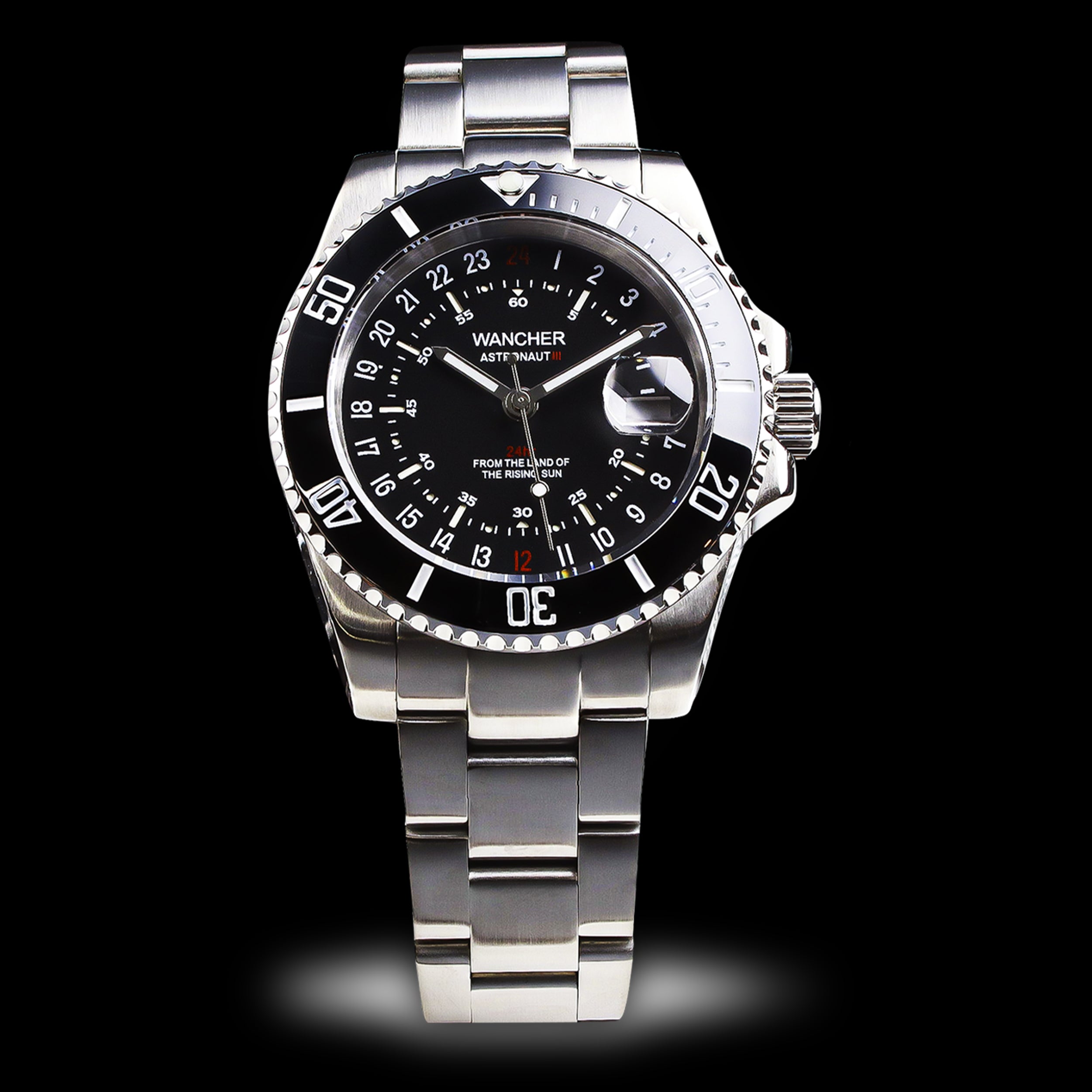 Wancher Watch Astronaut 3 Automatic 24 hour Watch 