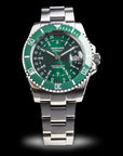 Wancher Watch Astronaut 3 Sun Burst Green Automatic Men's Watch