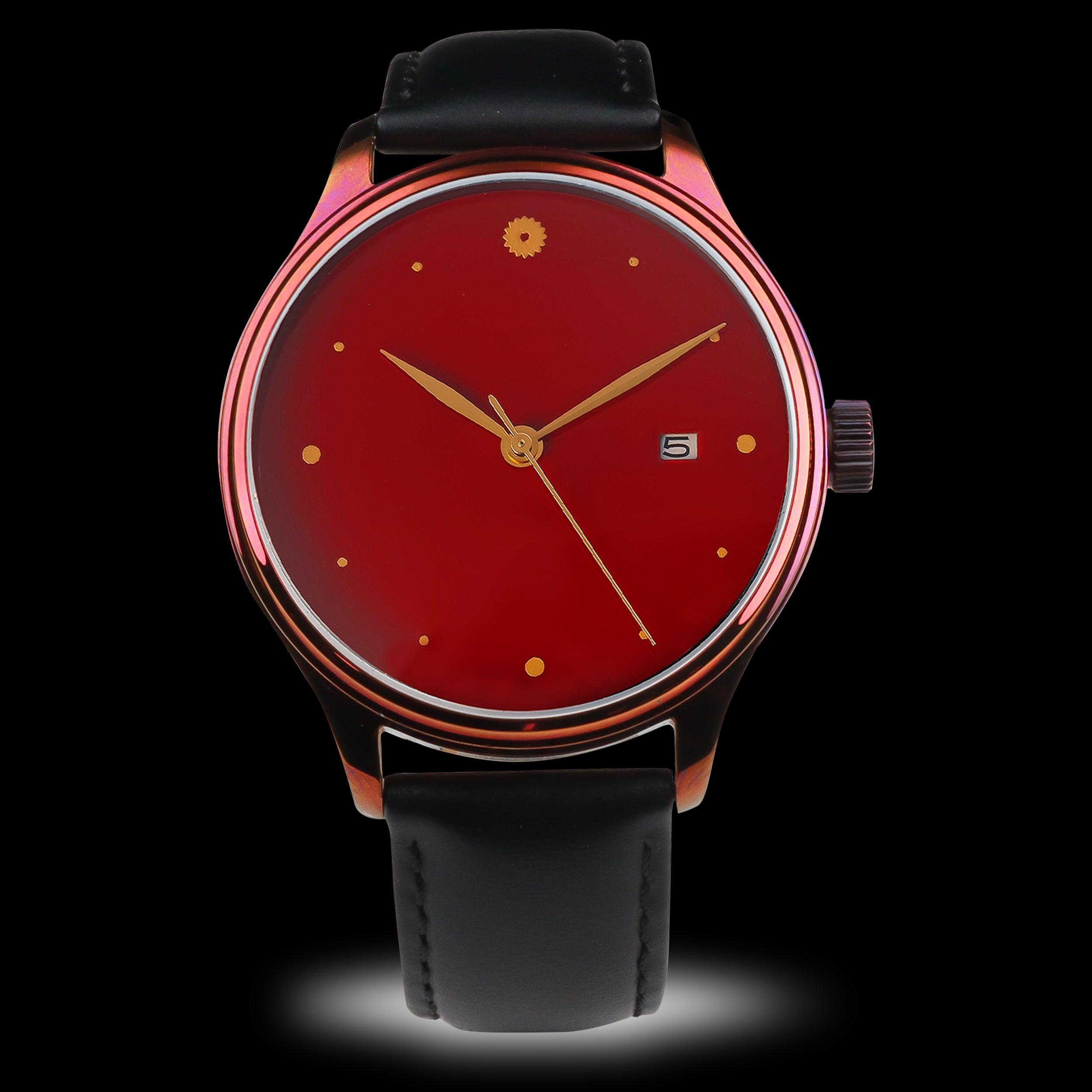 Wancher Dream Watch - Urushi Red II Product Page - Wancher Watch