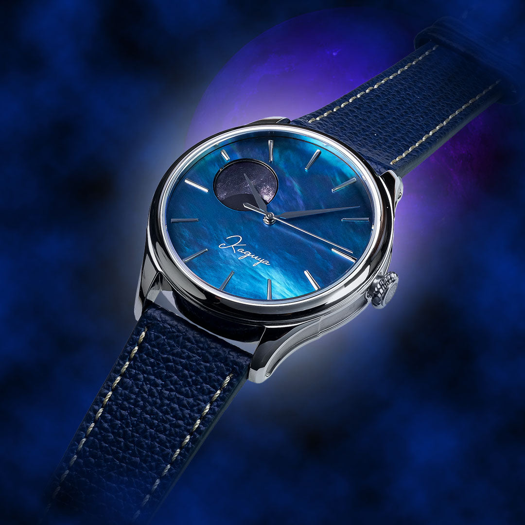 Dream Moonphase Kaguya Murasaki Blue | Wancher Watch - Wancher Watch